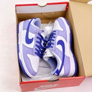 Nike dunk blue ladies casual shoes